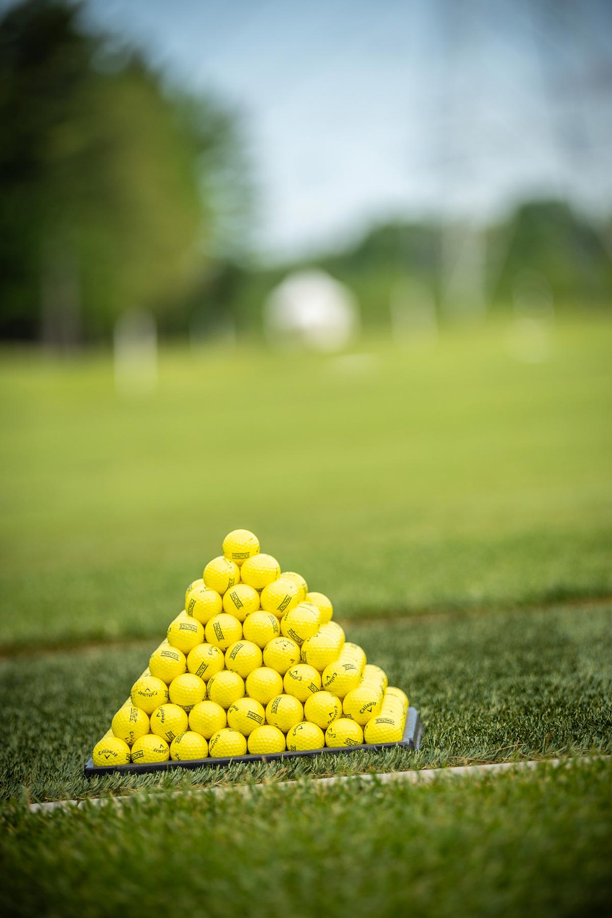 Balles de golf Food Momentum qui représente le tournoi de golf Omnium Metro-Momentum Club de golf le mirage